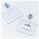 Durable Conference Clip Name Tag ID Badge Holder + Cards - 25 Pack - 60 x 90mm