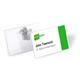 Durable COMBI CLIP Clip & Pin Name Badge ID Holder + Inserts - 20 Pack - 54x90mm