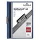 Durable DURACLIP 60 Sheet Document Clip File Folder - 25 Pack - A4 Dark Blue