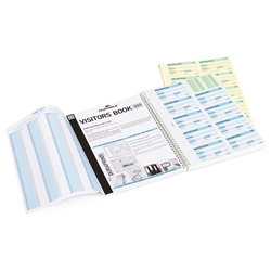 Durable GDPR Visitor Book Refill Pack - 300 Name Badges & Security Sheet - A4