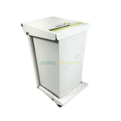 20L Bin with White Lid, "general use"