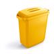 Durable 60L Waste Bin Yellow - Rectangular Recycling Bin - Food Bin - DURABIN