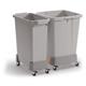 Durable 60L Linkable Bin Trolley - Robust Modular Waste Trolley for DURABIN Bins