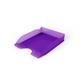 Durable Stackable Letter Tray - Document Paper File - 6 Pack - A4+ Clear Purple