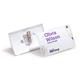 Durable CLICK FOLD Convex Clip & Pin Name Tag Badge Holder - 25 Pack - 40 x 75mm