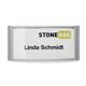 Durable Classic Magnetic Name Tag ID Badge Holders + Inserts - 10 Pack - 30x65mm