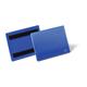 Durable Magnetic Ticket Label Holder Pouch Document Pockets - 50 Pack - A6 Blue