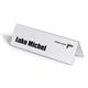 Durable Clear Plastic Table Place Name Holders and Inserts - 25 Pack - 105x297mm