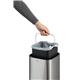 Durable Smart Gesture Motion Sensor Kitchen Bin - Stainless Steel - 6L Silver