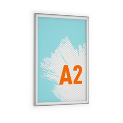 Durable Aluminium Snap Frame Retail Clip Poster Holder Notice Board - A2