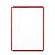 Durable SHERPA Replacement Display Panels - 5 Pack - A4 Red