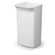 Durable 40L Square Waste Bin White - Strong Stylish Recycling Bin - DURABIN