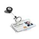 Durable Secure Retractable Keyring Badge Reel for IDs & Keys - 10 Pack - Black