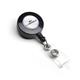 Durable Secure Retractable Clip Badge Reel for ID Cards & Keys - 10 Pack - Black