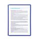 Durable SHERPA Replacement Display Panels - 5 Pack - A4 Violet Blue