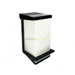 20L Bin with BLACK LID, "DOMESTIC WASTE'