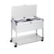 Durable Locking Lid Suspension File Trolley - for 100 A4 Folders - Grey