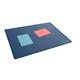 Durable Clear Overlay Desk Mat Notes Protector Pad - 5 Pack - 53x40 cm - Blue