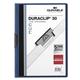 Durable DURACLIP 30 Sheet Document Clip File Folder - 25 Pack - A4 Dark Blue