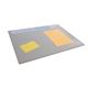 Durable Calendar PC Desk Pad Protector Mat with Clear Overlay - 5 Pack - Grey