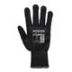 A110 - Grip 13 PVC Dotted Glove - Black - Size M