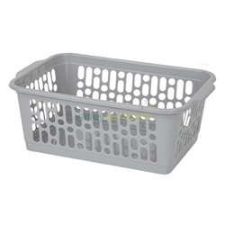 Baskets - Baskets-Plastic 300x200x110mm (Cool Grey) - Pack 20