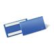 Durable Adhesive Ticket Holder Document Pockets - 50 Pack - 150 x 67mm - Blue
