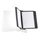 Durable SHERPA WALL 10 Display Panel Document Holder - 10 Panels - A4 Black