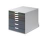 Durable VARICOLOR Desktop Organiser 7 Drawer Colour Coded Modular Storage - A4+
