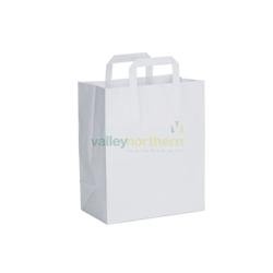 Paper Bags - ProPac  White Paper Bag - (h)297 x (w)250 x (g)140mm - Pack 250