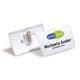 Durable CLICK FOLD Convex Clip & Pin Name Tag Badge Holder - 25 Pack - 40 x 75mm