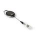 Durable STYLE Secure Retractable Clip Badge Reel for ID & Keys - 10 Pack - Black
