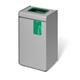 Durable 55L Glass Waste Bin - Sheet Steel Recycling Separation Bin - DURASORTÂ®