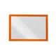 Durable DURAFRAME Self Adhesive Magnetic Signage Frame - 2 Pack - A4 Orange