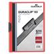 Durable DURACLIP 60 Sheet Document Clip File Folder - 25 Pack - A4 Red