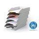 Durable VARICOLOR ECO Stackable Letter Tray Files - 5 Pack - A4+ Colour Coded