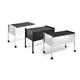 Durable ECO Universal Duo Suspension File Trolley - for 100 A4 Folders - Black