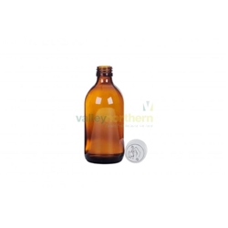 Glass Bottle - Pharmasafe Ready Capped Glass Bottles - 300ml - Pack 20
