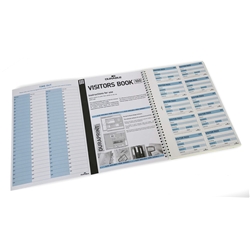 Durable GDPR Visitor Book Refill Pack - 100 Name Badges & Security Sheet - A4