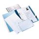 Durable Personnel Suspension Rail Folder Document Report File - 5 Pack - A4 Blue