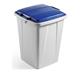 Durable 90L Waste Bin Grey - Square Recycling Bin - Food Bin - DURABIN