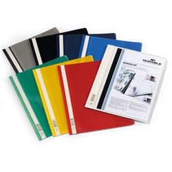 Durable DURAPLUS Project Folder Document Report File - 25 Pack - A4+ Assorted
