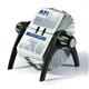 Durable VISIFIX 400 Card Rotary Business Card Holder File - A-Z Index - Black