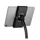 Durable TOUGH Anti-Theft Lock Goose Neck Tablet Holder Floor Stand - Black