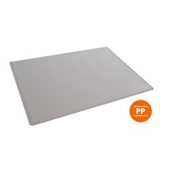 Durable Clear Overlay Desk Mat Notes Protector Pad - 5 Pack - 53x40 cm - Grey