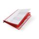 Durable Personnel Suspension Rail Folder Document Report File - 5 Pack - A4 Red