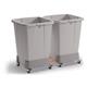 Durable 90L Linkable Bin Trolley - Robust Modular Waste Trolley for DURABIN Bins