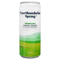 Northumbria Spring Sparkling Spring Water 330ml (Case of 12)