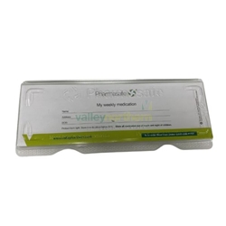 Tablet Trays -  Pharmasafe®  Disposable TABLET Tray 2 Slots Per Day - Pack 100