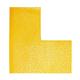 Durable Heavy Duty Adhesive Floor Marking L Shape Corner - 10 Pack - Yellow